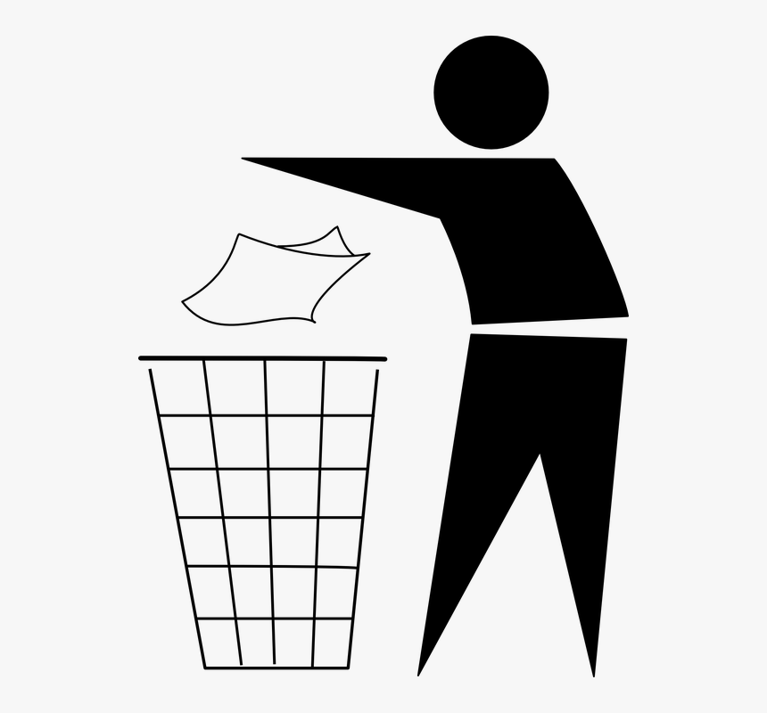 Trash Can, Bin, Garbage, Trash, Recycle, Rubbish - Keep Our Country Clean, HD Png Download