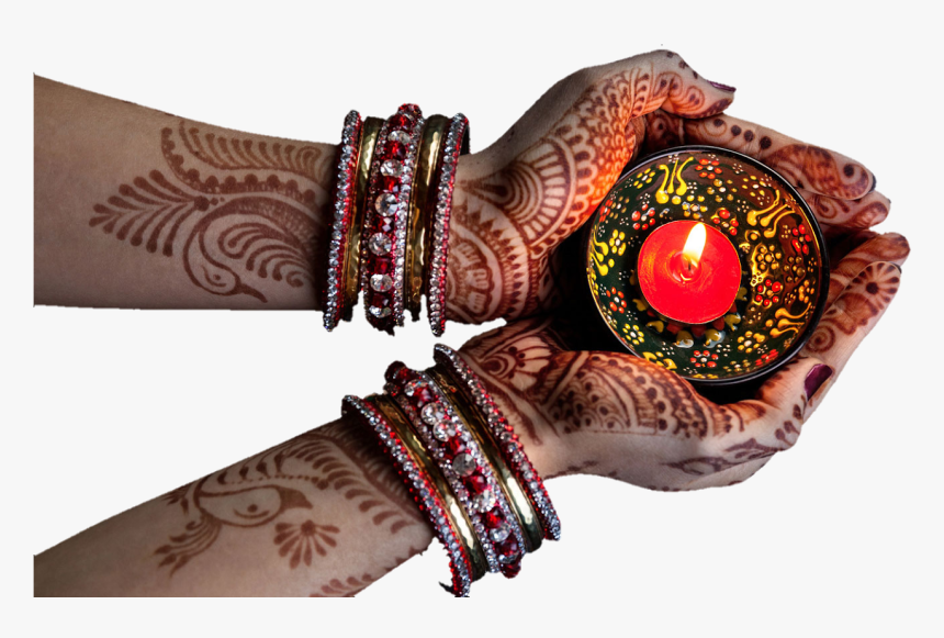 Images Of Diwali Festival Celebration, Pictures Of - Mehendi Design For Diwali, HD Png Download