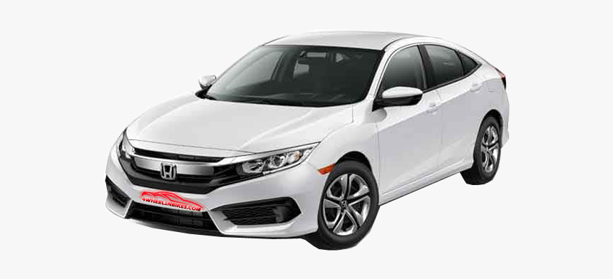 Honda City - White Honda Civic 2016 Ex, HD Png Download