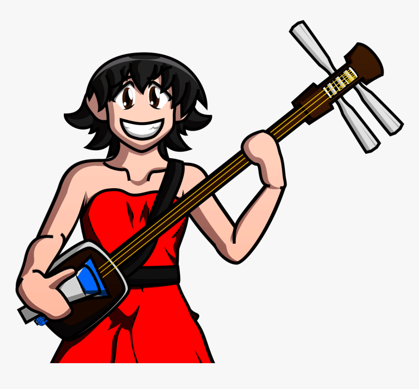 Tomo Takino Weapon String Instrument Musical Instrument - Azumanga Daioh Meme Gif, HD Png Download