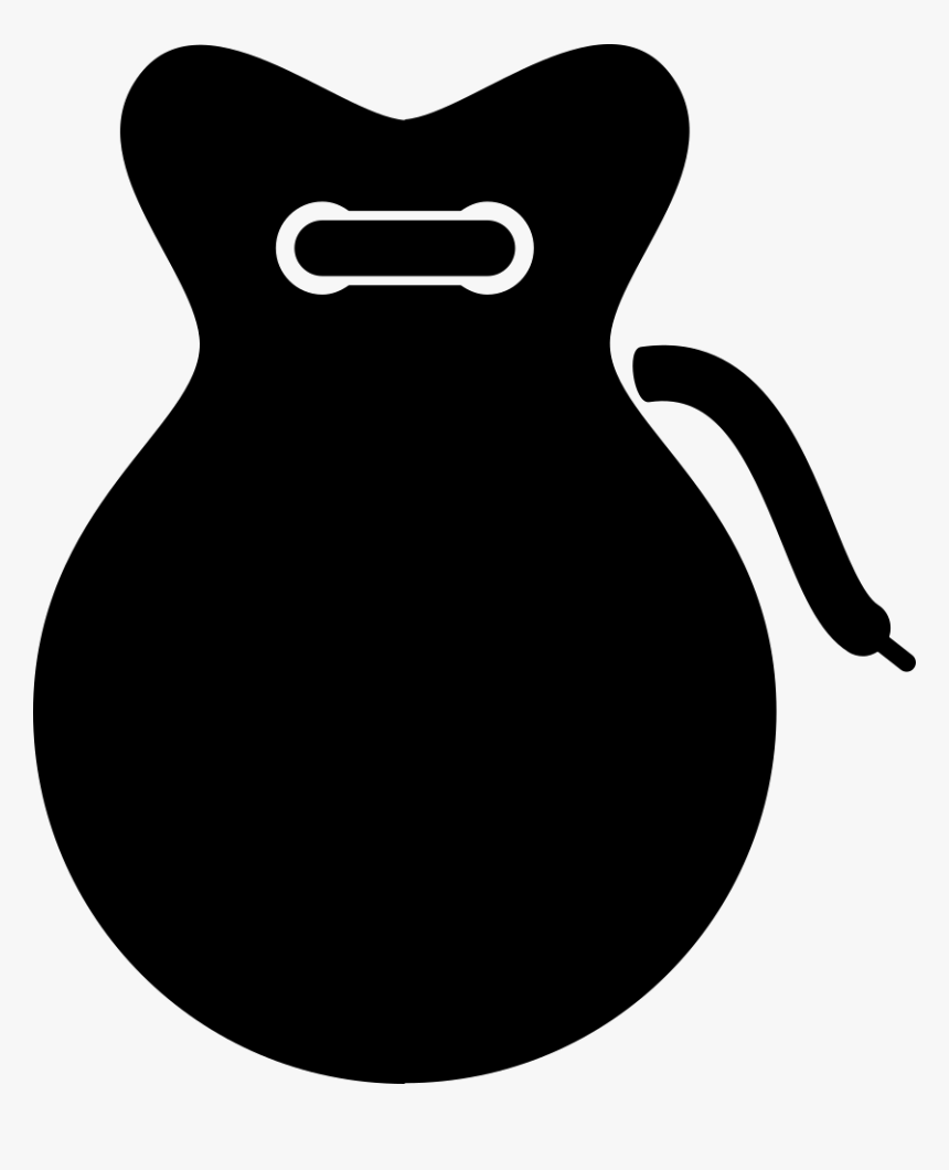 Transparent Music Instruments Clipart Png - Silueta Castañuelas, Png Download