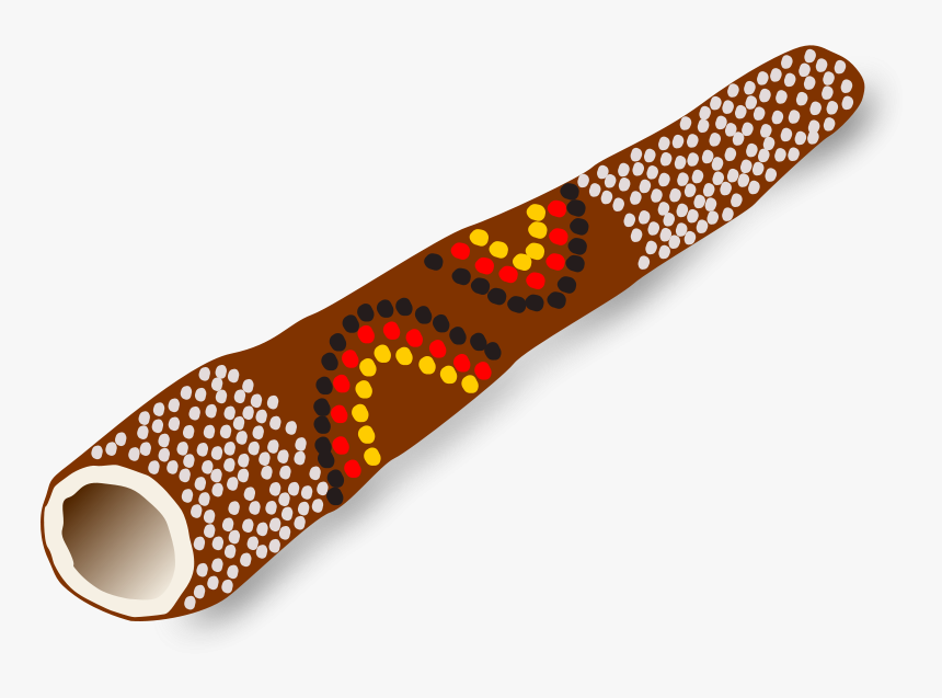Didgeridoo, Australian Traditional Music Instrument - Didgeridoo Clipart, HD Png Download