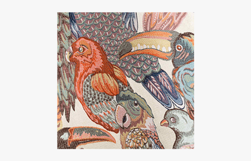 Jungle Birds Eyelet Curtain - Rideaux Jungle, HD Png Download