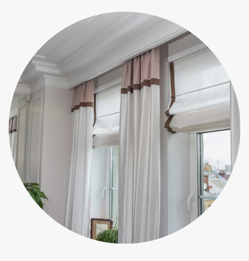 Bigstock Curtains In The Interior Curt - Curtain, HD Png Download