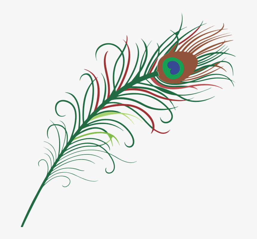 Peacock, Eye, Feather - Blue Peacock Feather Png, Transparent Png