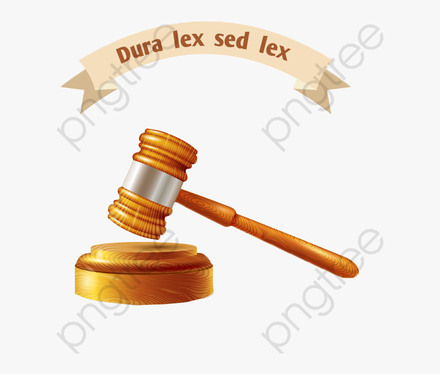 Judge Hammer Png - Law Book Vector, Transparent Png