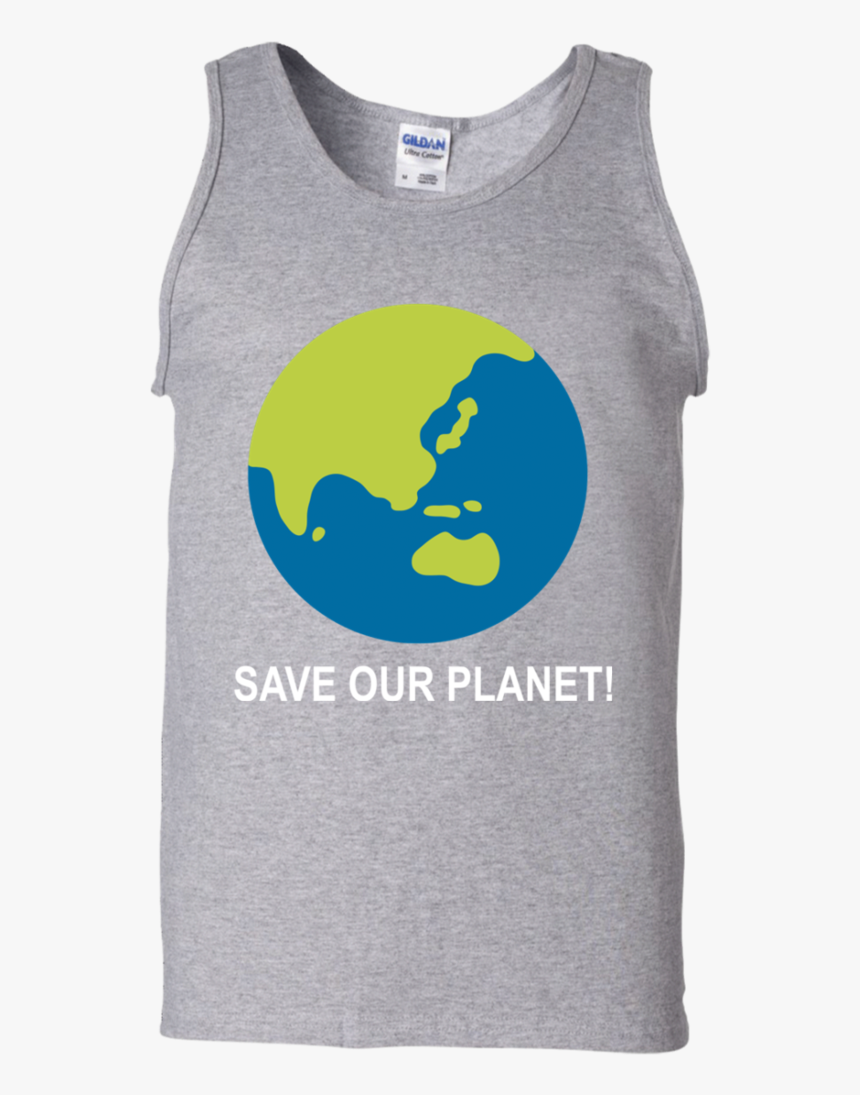 Save Earth Tank Top Shirt Sport Grey S - Active Tank, HD Png Download
