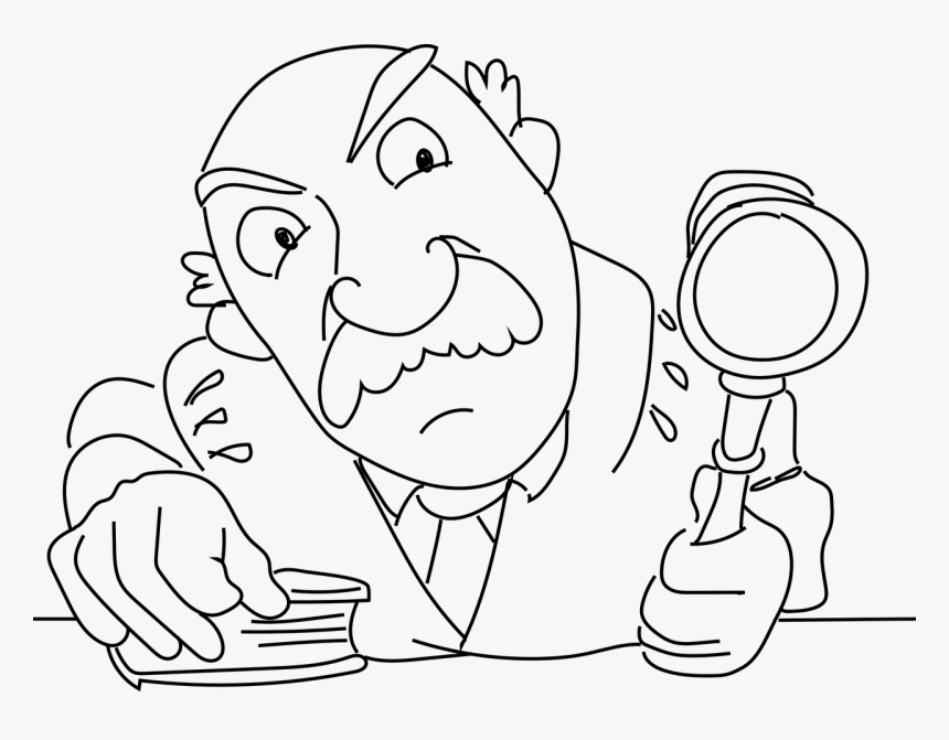 Judge Power Court Free Photo - Wise Judge Drawing Black And White, HD Png Download