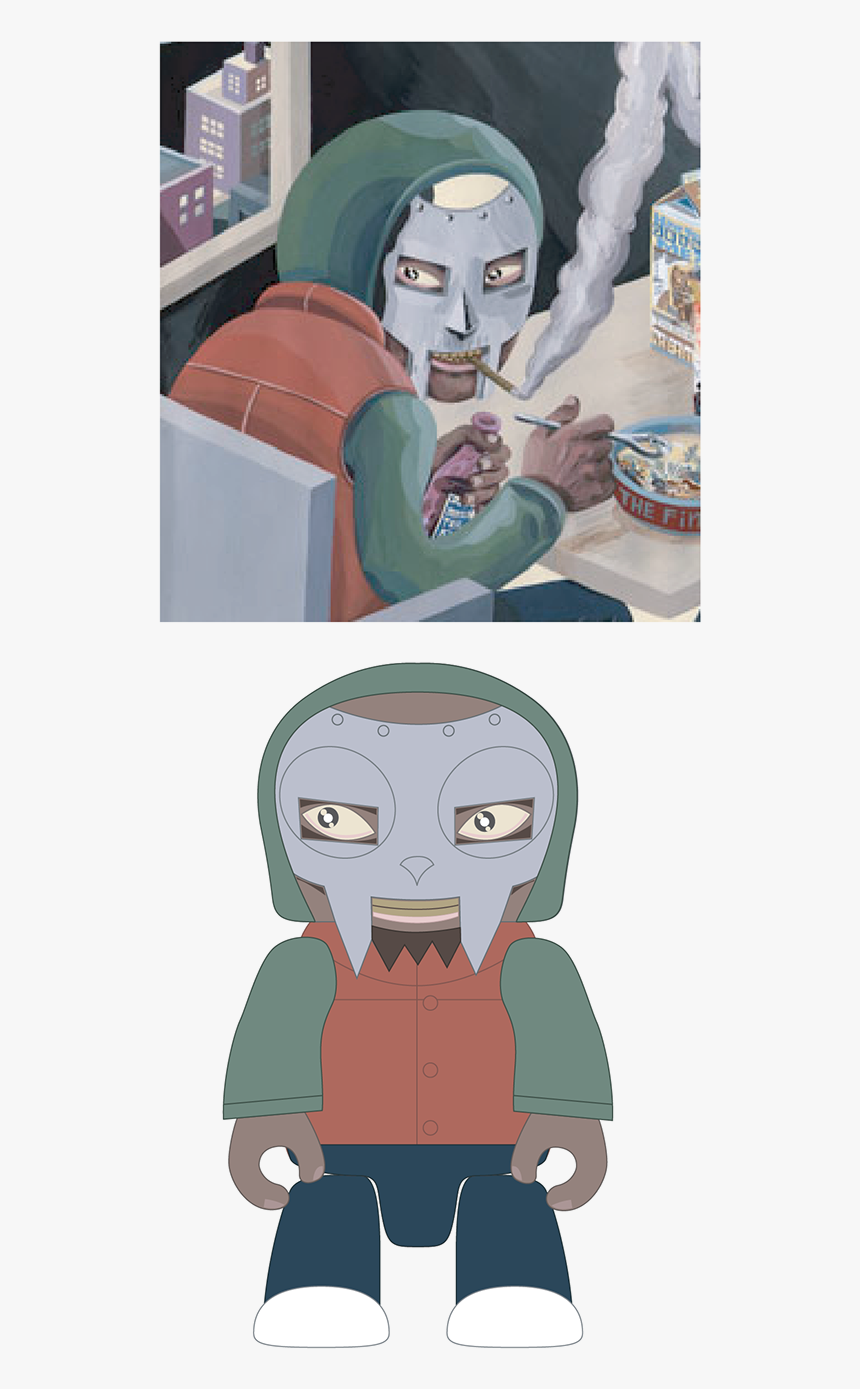 Mf Doom Custom Vinyl Toy - Mf Doom Album Cover, HD Png Download