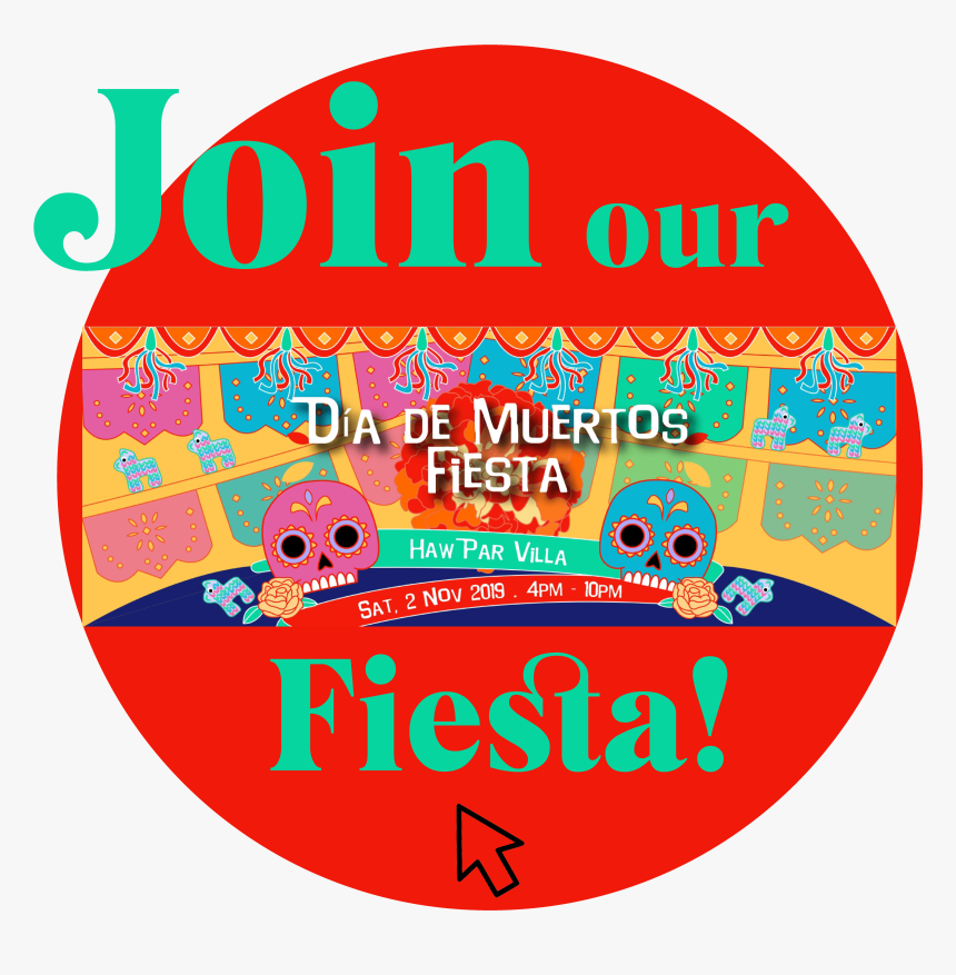 Dia De Muertos Fiesta Haw Par Villa - Circle, HD Png Download