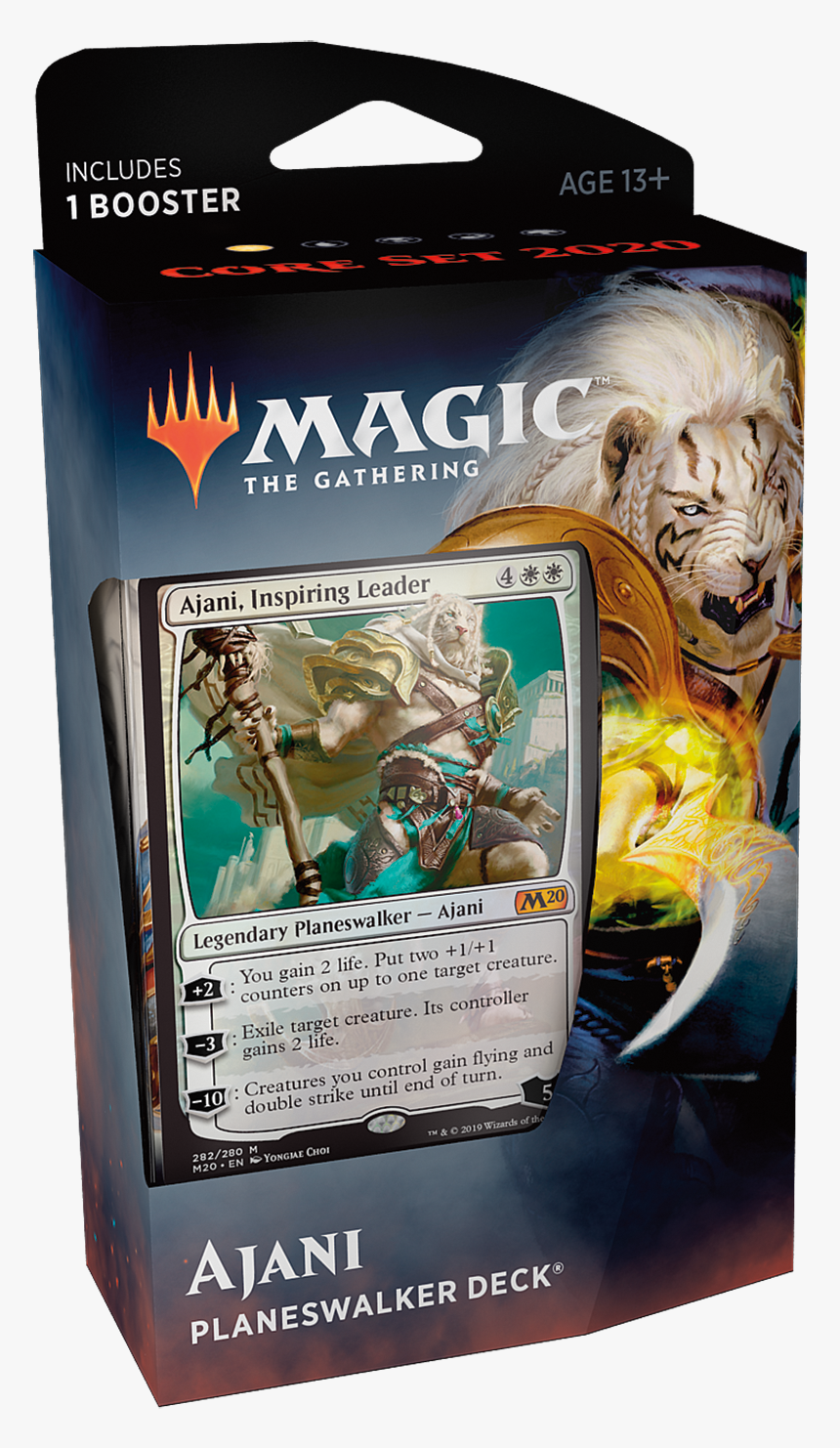Core Set 2020 Planeswalker Deck Ajani, HD Png Download