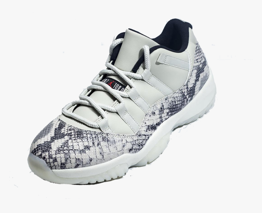 jordan 11 low snakeskin white