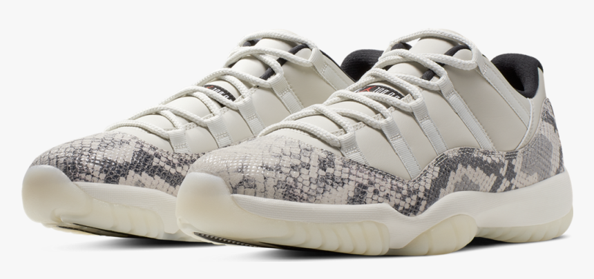 Transparent Jordan 11 Png - Jordan 11 Low Snakeskin, Png Download