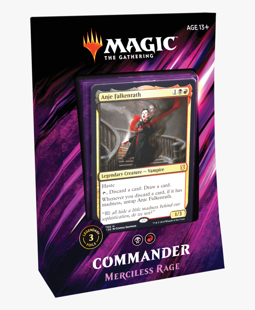 Commander 2019 Merciless Rage, HD Png Download