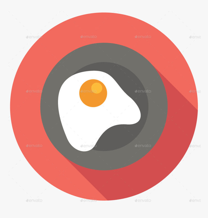 Image Set/png/128x128 Px/breakfast Icon - Fried Egg, Transparent Png