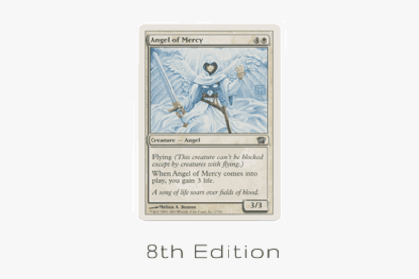 Mtg 8th Edition - 9th Edition Serra Angel Mtg Price, HD Png Download