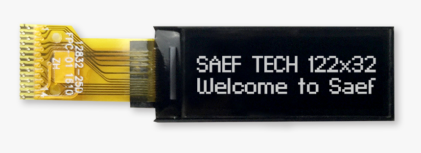 Oled Display 128 X 32 Fstn, Negatve, Transmissivemode - Cable, HD Png Download