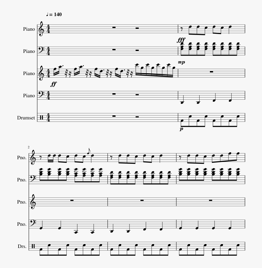 Partitura Piano Star Vs Las Fuerzas Del Mal, HD Png Download