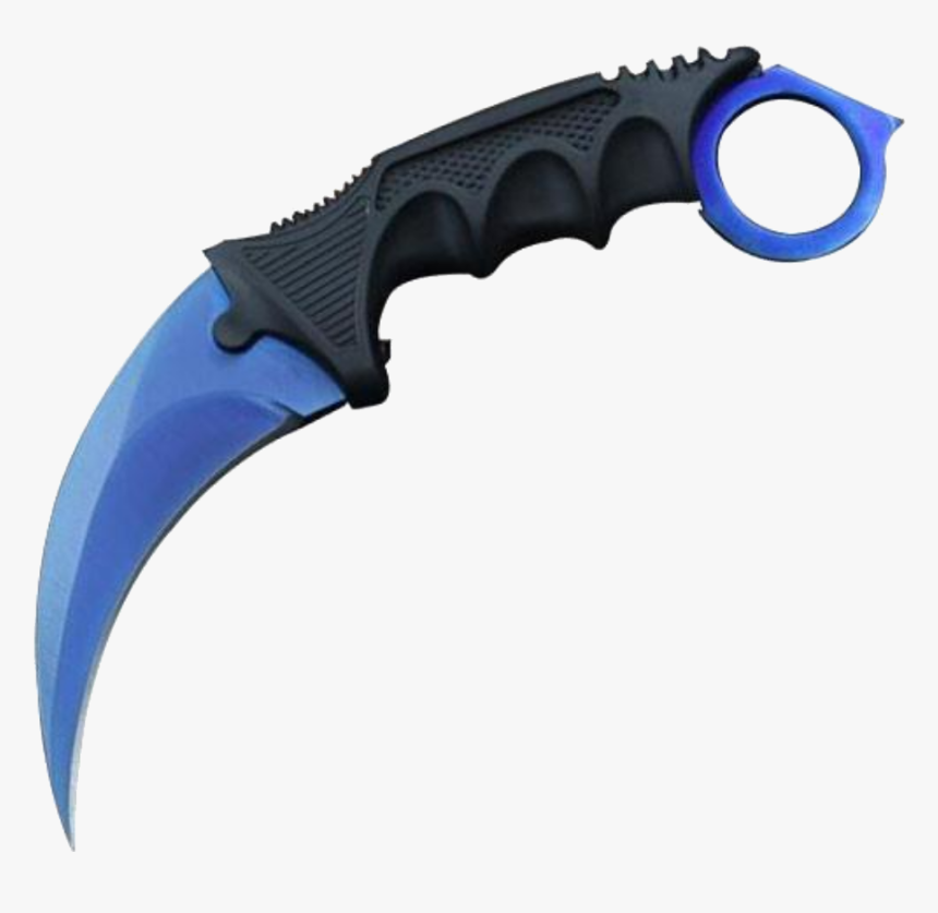 #karambit #karambitlore #blue #bluekarambit #csgo #knife - Karambit Knife Spider Web, HD Png Download