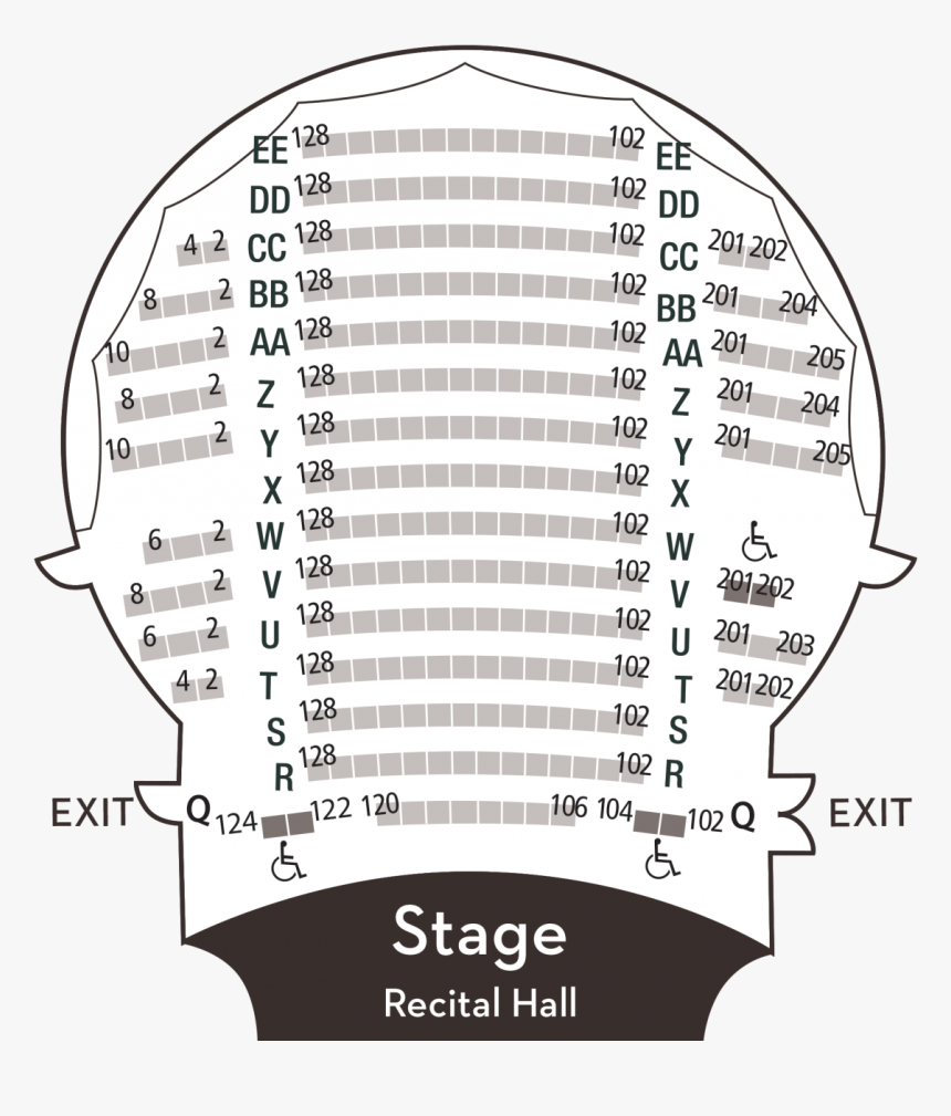 Recital Hall Is A 250-seat Space - Circle, HD Png Download