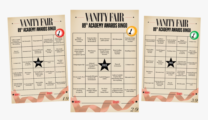 Vanity Fair - Bingo Template Stranger Things, HD Png Download