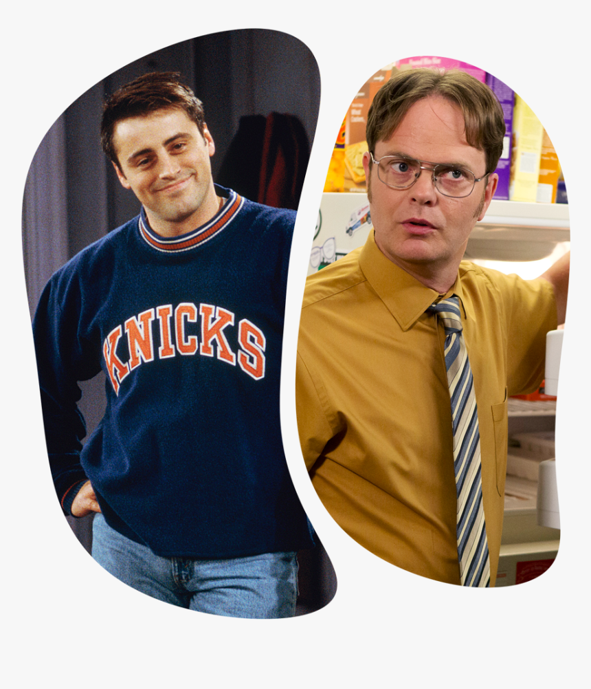 Joey From Friends And Dwight From The Office - Friends And The Office, HD Png Download