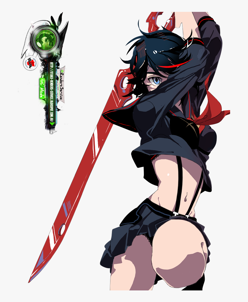 Transparent Kill La Kill Ryuko Png - Kill La Kill Ryuko Art, Png Download