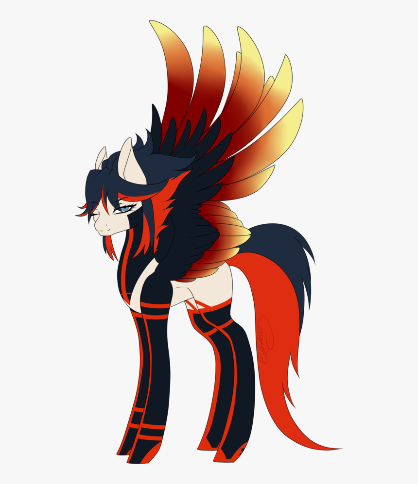 Asembr-a, Female, Kill La Kill, Mare, Pegasus, Ponified, - Cartoon, HD Png Download