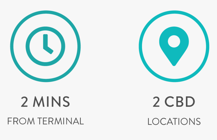 Airport Oneway Icons 2 - Circle, HD Png Download