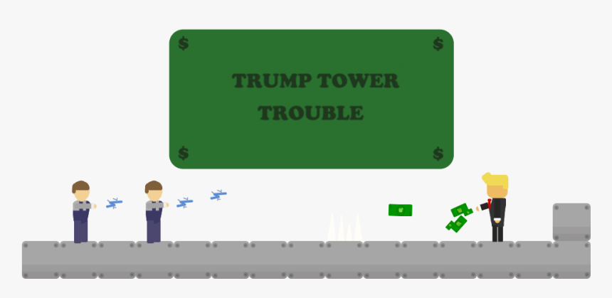 Trump Tower Trouble - All American Courier Llc, HD Png Download