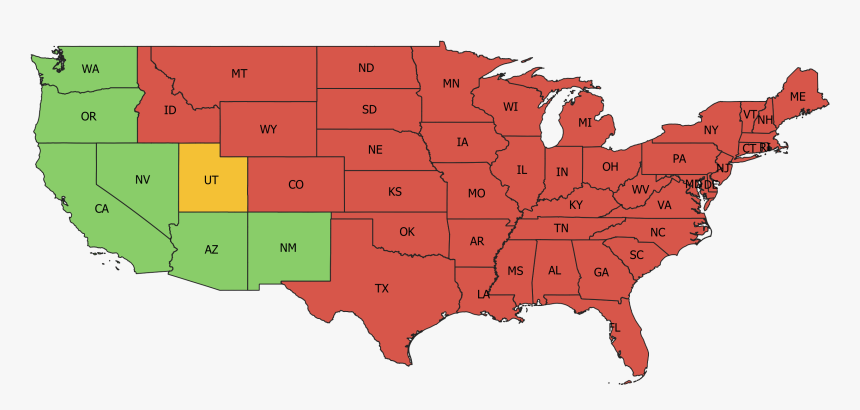 Ats States - Election 2016 States, HD Png Download
