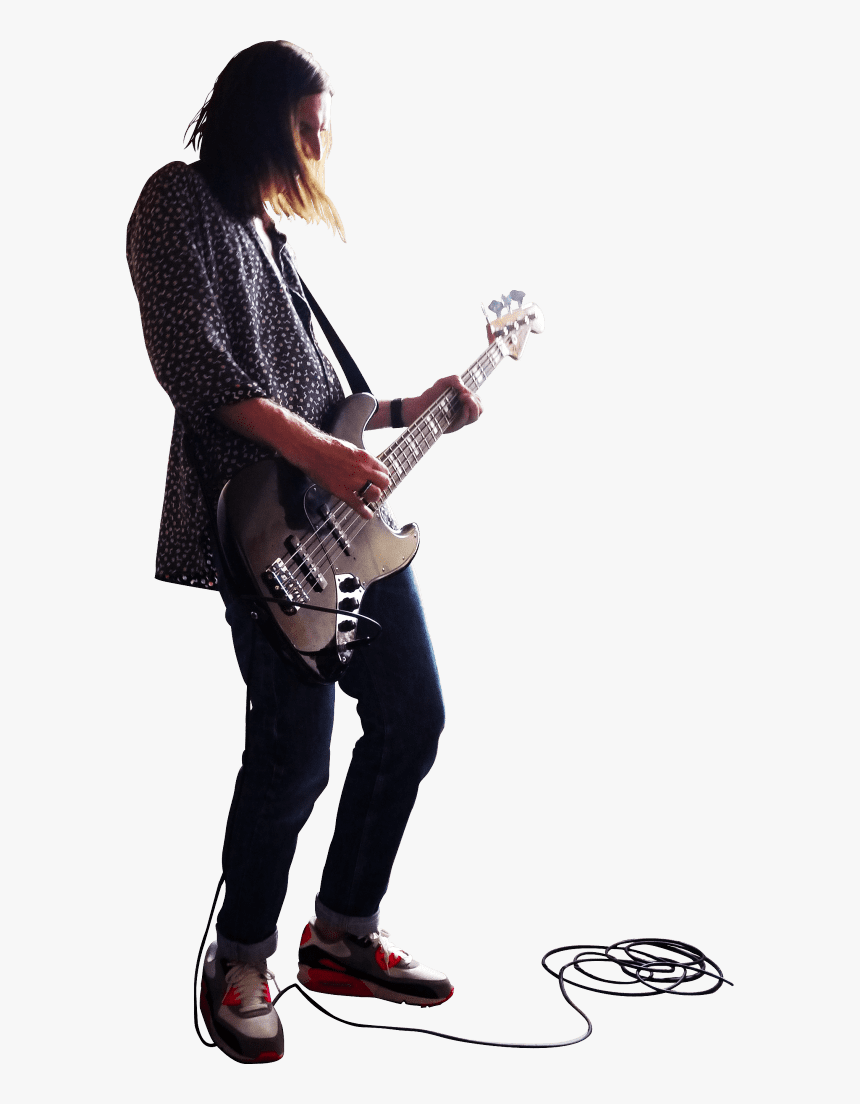 Playing-bass - Bass Player Png, Transparent Png