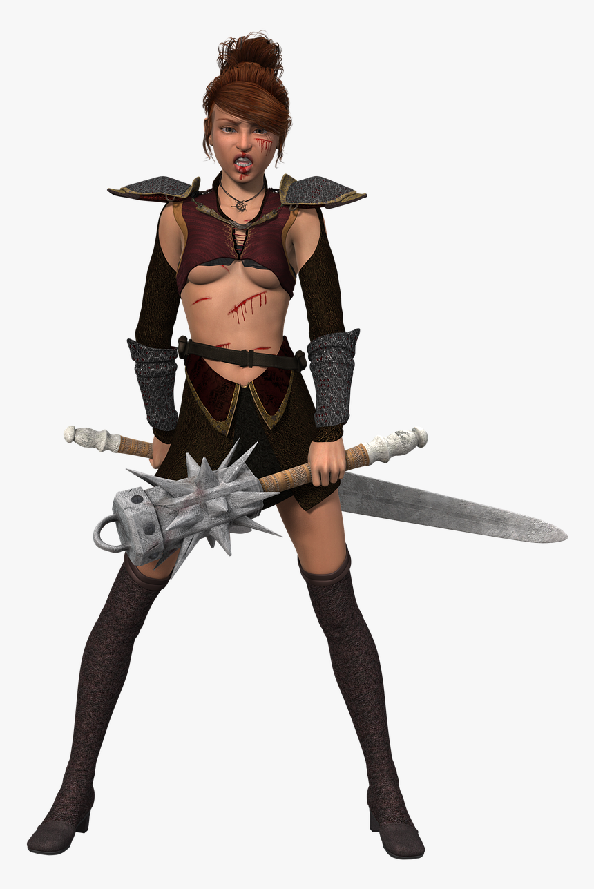 Woman Warrior Costume Png, Transparent Png
