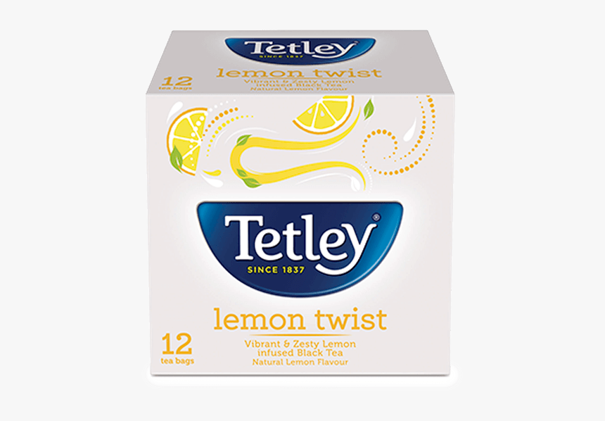 Lemon Zing - Tetley Lemon Twist, HD Png Download