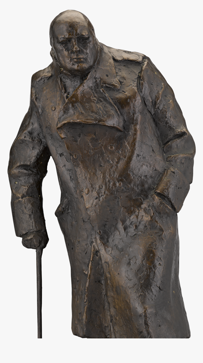 Sir Winston Churchill By Ivor Roberts-jones - Statue, HD Png Download