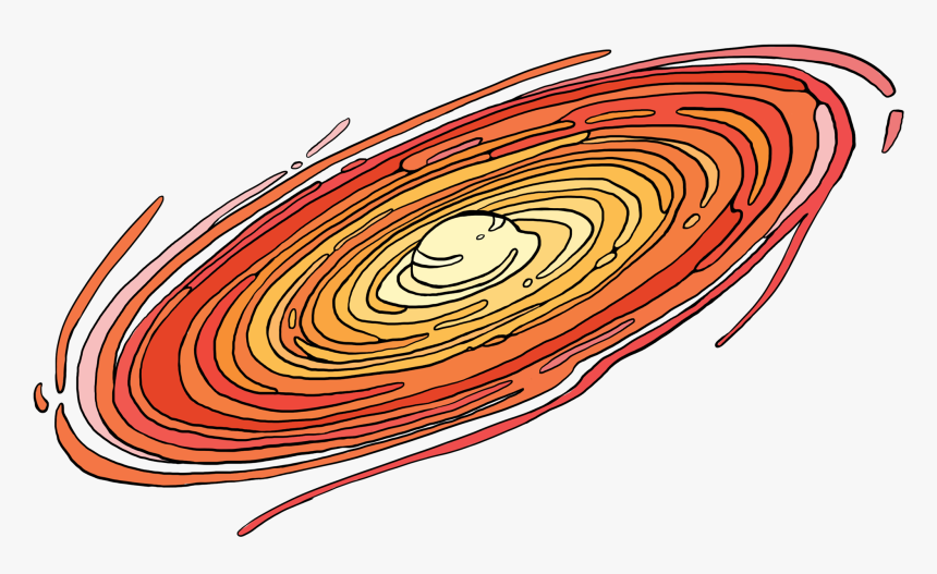 The Stars In The Outer Reaches Of The Andromeda Galaxy - Illustration, HD Png Download