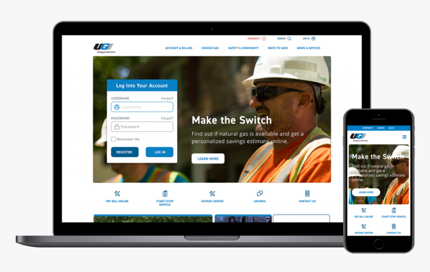 Com Web And Mobile Interface - Gadget, HD Png Download