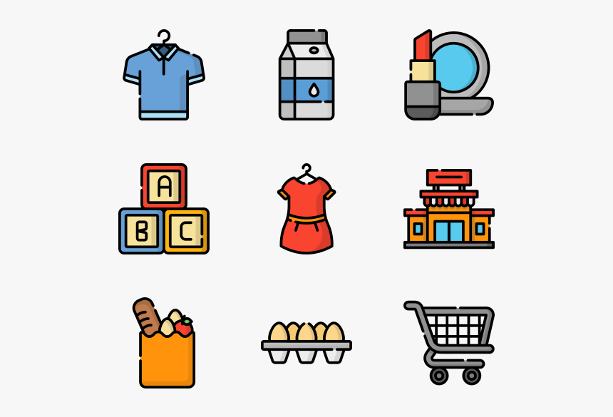 Supermarket - Train Station Icons, HD Png Download