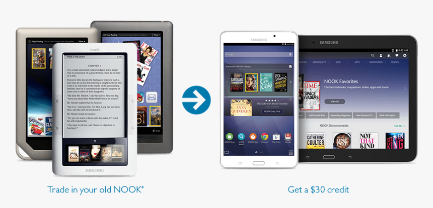 Tradein Image Desktop V2 - Barnes And Noble Nook, HD Png Download