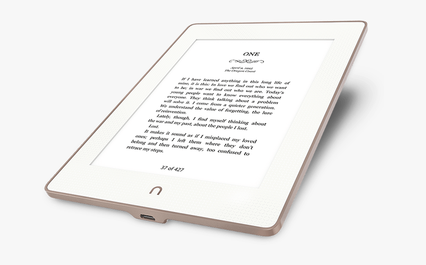 Nook Glowlight Plus Barnes Noble Nook Hd Png Download