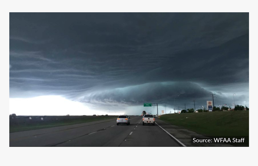 An Intense View Of The Storm System That Caused So - Wylie Hail Storm 2017, HD Png Download