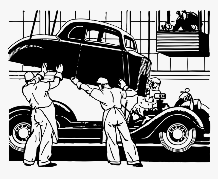 Download Clip Art Transparent Library Pen And Paper - Car Factory Clipart, HD Png Download