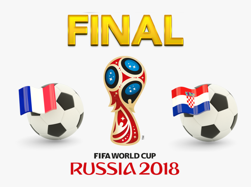 Fifa World Cup 2018 Final Match France Vs Croatia Png - 2018 Fifa World Cup, Transparent Png