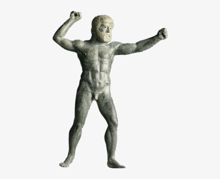 Heracles Figurine Clip Arts - Bronze Sculpture, HD Png Download