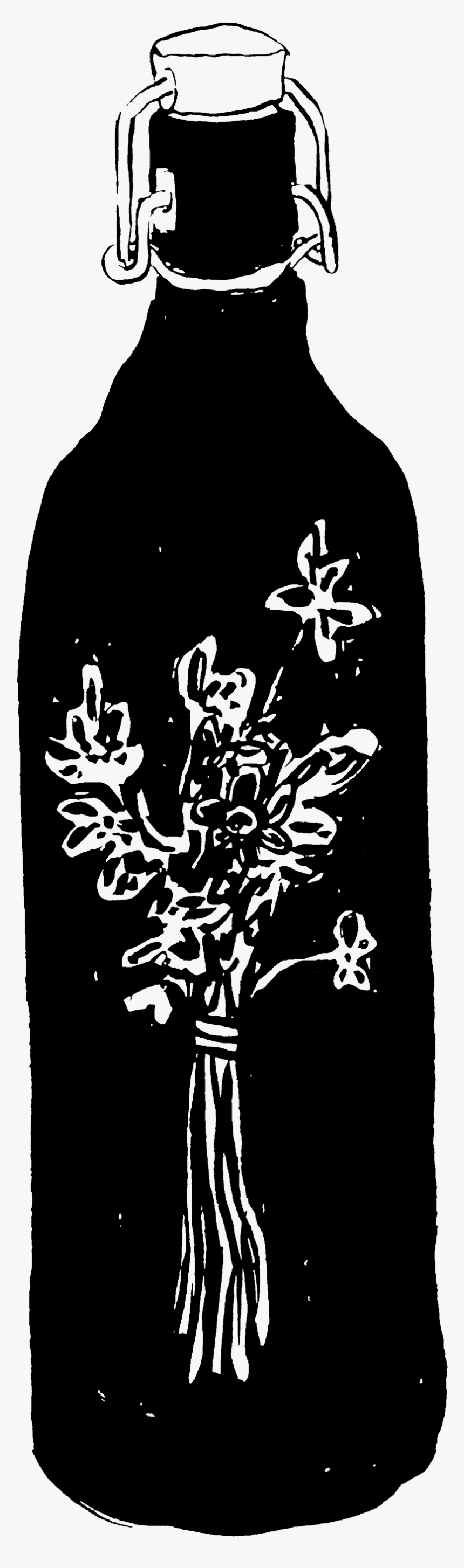 Glass Bottle, HD Png Download