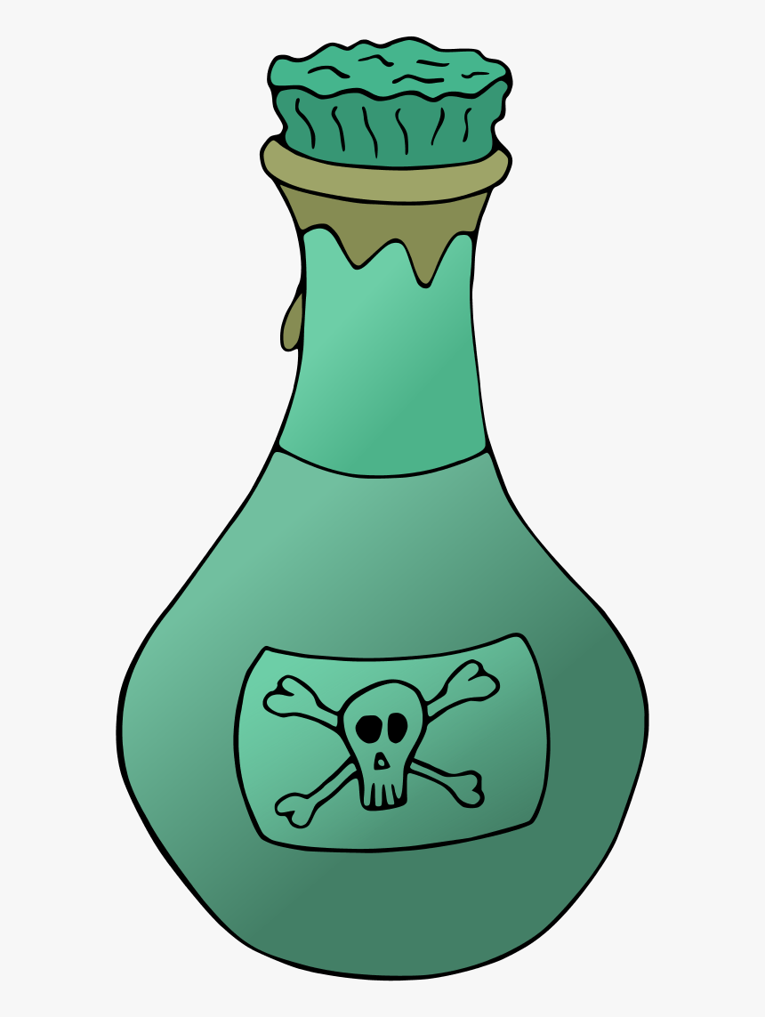 Clip Art Poison Bottle Clipart - Poison Bottle Clip Art, HD Png Download