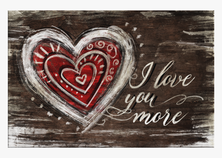 I Love You More - Heart, HD Png Download