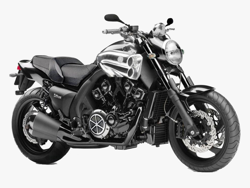 Motorcycle Png Free Background - Yamaha V Max 1800, Transparent Png