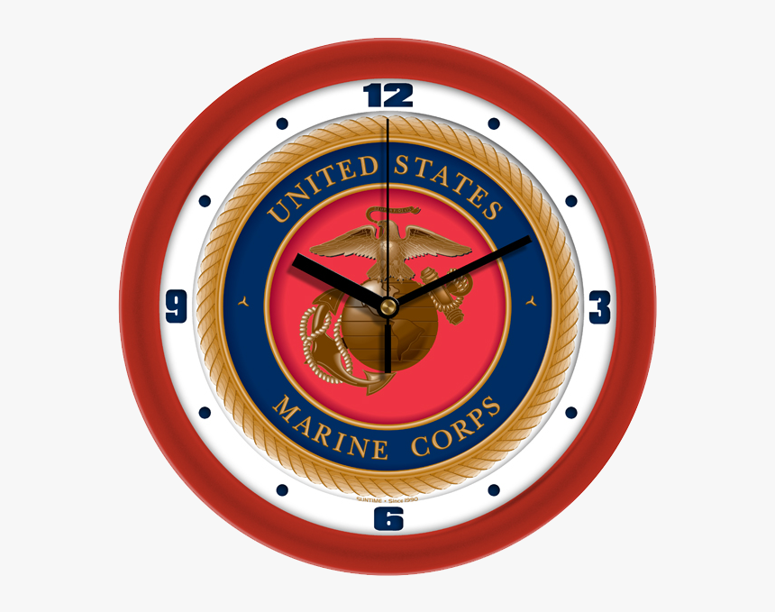 Transparent Wall Clock Png - United States Marine Corps Seal Vector, Png Download