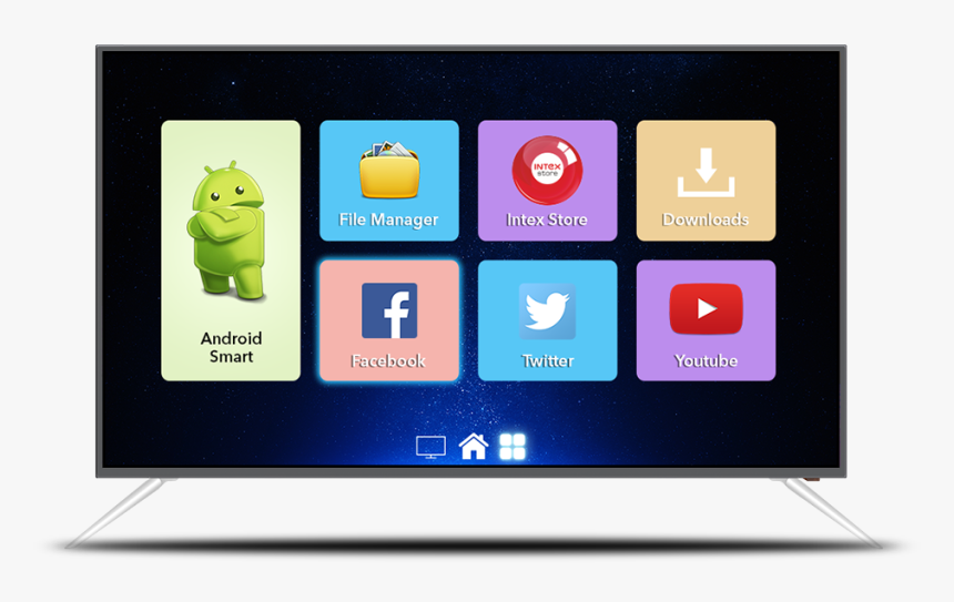 43 Inch Intex Led Tv, HD Png Download